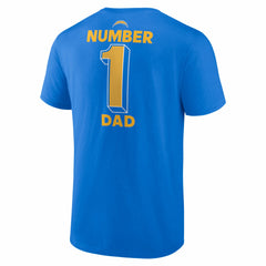 NFL Los Angeles Chargers #1 Dad Jersey T-Shirt