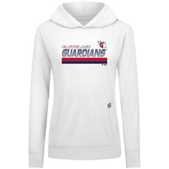 Cleveland Guardians Levelwear Women's Relay Breaker Pullover Hoodie - White
