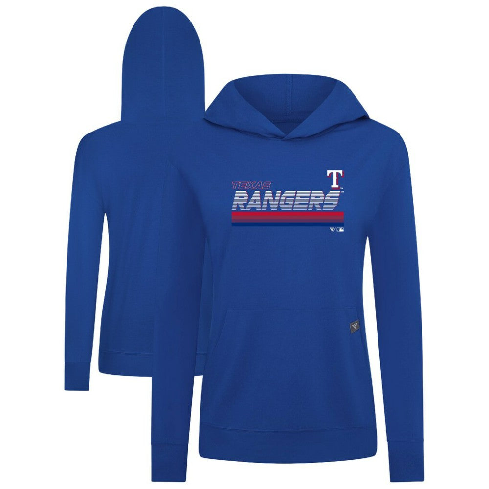 Texas Rangers Levelwear Women's Relay Breaker Pullover Hoodie - Royal