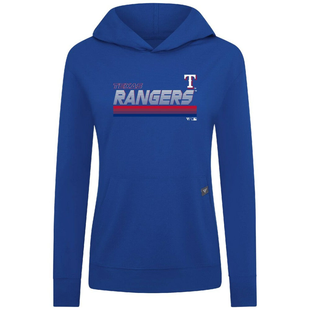 Texas Rangers Levelwear Women's Relay Breaker Pullover Hoodie - Royal