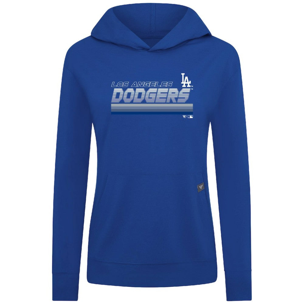 Los Angeles Dodgers Levelwear Women's Relay Breaker Pullover Hoodie - Royal