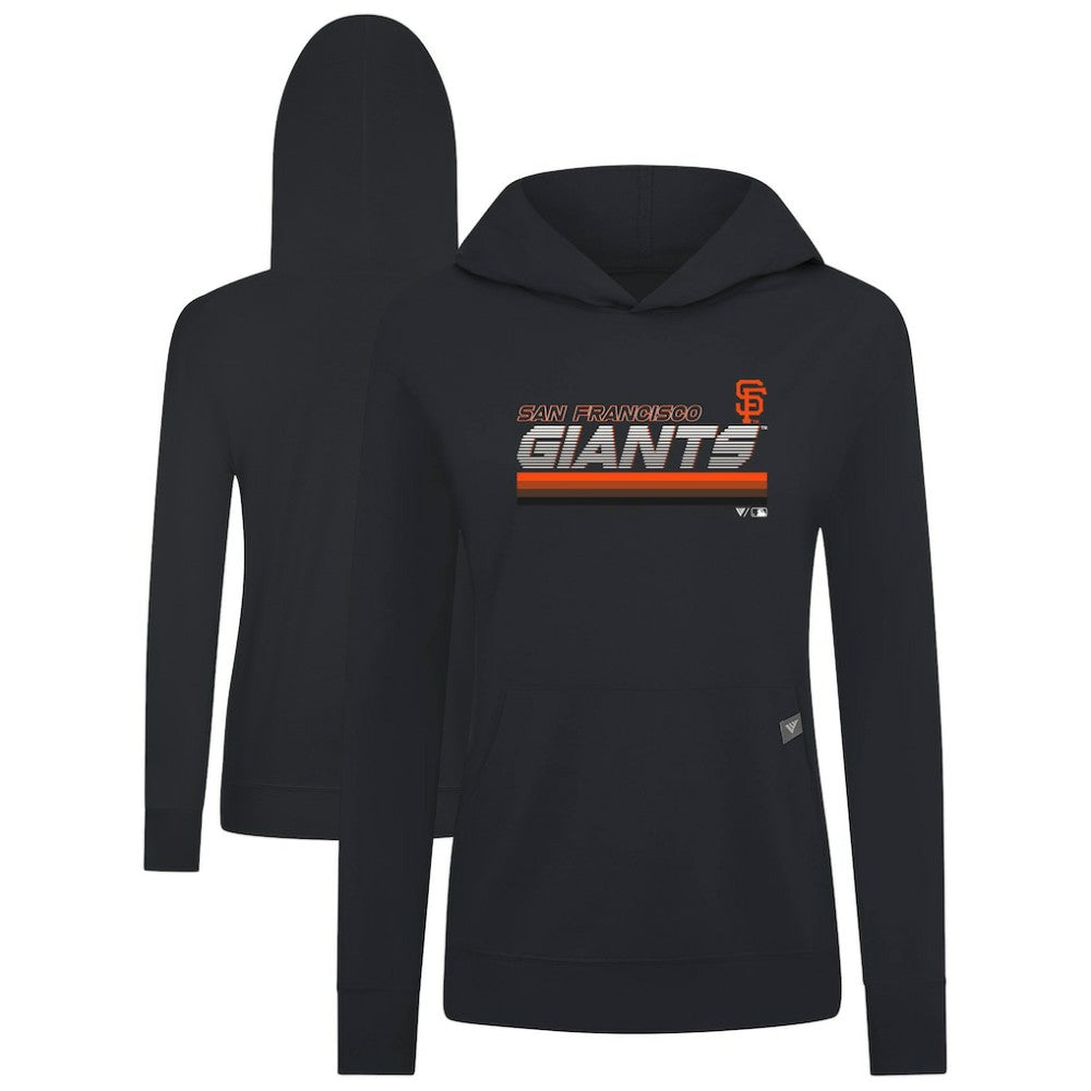 San Francisco Giants Levelwear Women's Relay Breaker Pullover Hoodie - Black