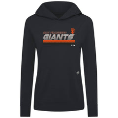 San Francisco Giants Levelwear Women's Relay Breaker Pullover Hoodie - Black