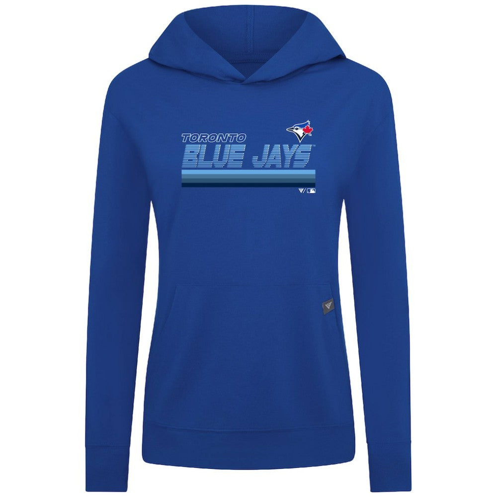 Toronto Blue Jays Levelwear Women's Relay Breaker Pullover Hoodie - Royal
