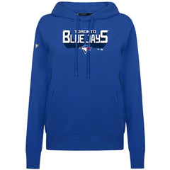 Toronto Blue Jays Levelwear Women's Adorn Retro 3D Pullover Hoodie - Royal