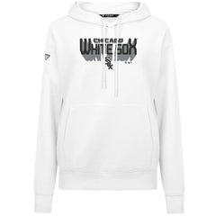 Chicago White Sox Levelwear Women's Adorn Retro 3D Pullover Hoodie - White