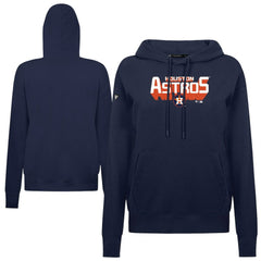 Houston Astros Levelwear Women's Adorn Retro 3D Pullover Hoodie - Navy