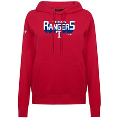 Texas Rangers Levelwear Women's Adorn Retro 3D Pullover Hoodie - Red