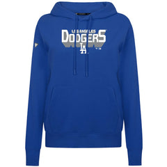 Los Angeles Dodgers Levelwear Women's Adorn Retro 3D Pullover Hoodie - Royal