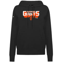 San Francisco Giants Levelwear Women's Adorn Retro 3D Pullover Hoodie - Black