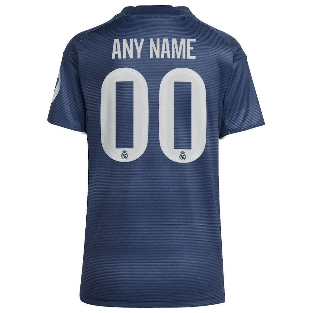 Real Madrid Women's 2025/26 Away Replica Custom Jersey / Soccer New