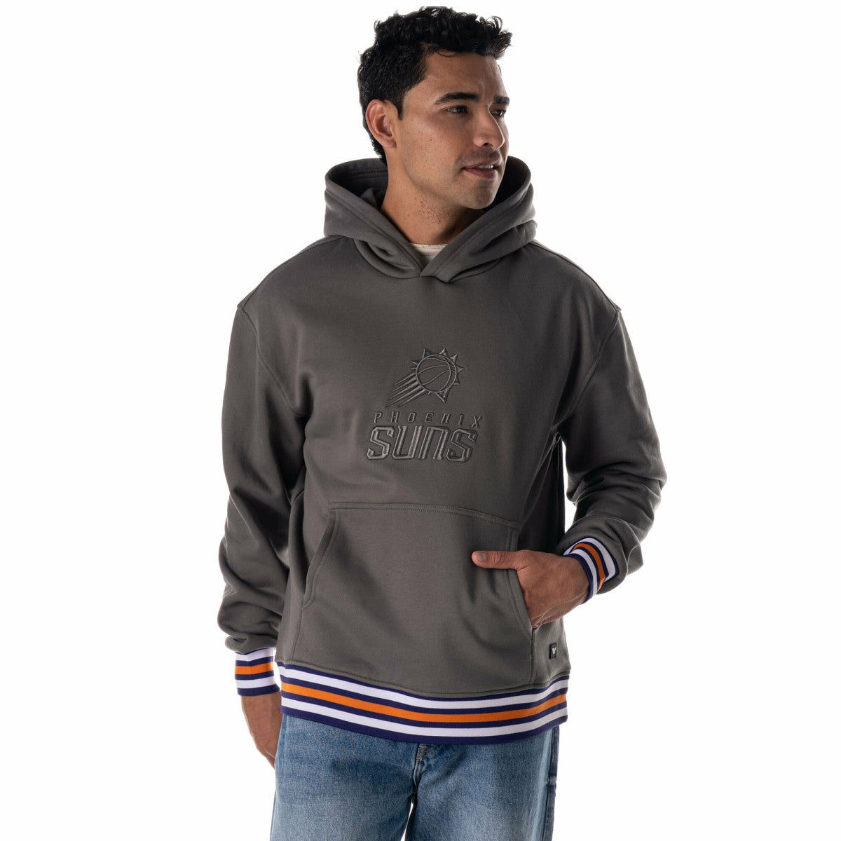 Phoenix Suns The Wild Collective Unisex 2025/26 City Edition Custom Rib Tonal Premium Hoodie - Charcoal sale