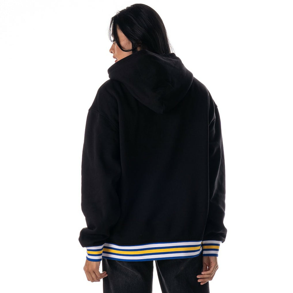Golden State Warriors The Wild Collective Unisex Custom Rib Tonal Premium Hoodie sale - Black outlet