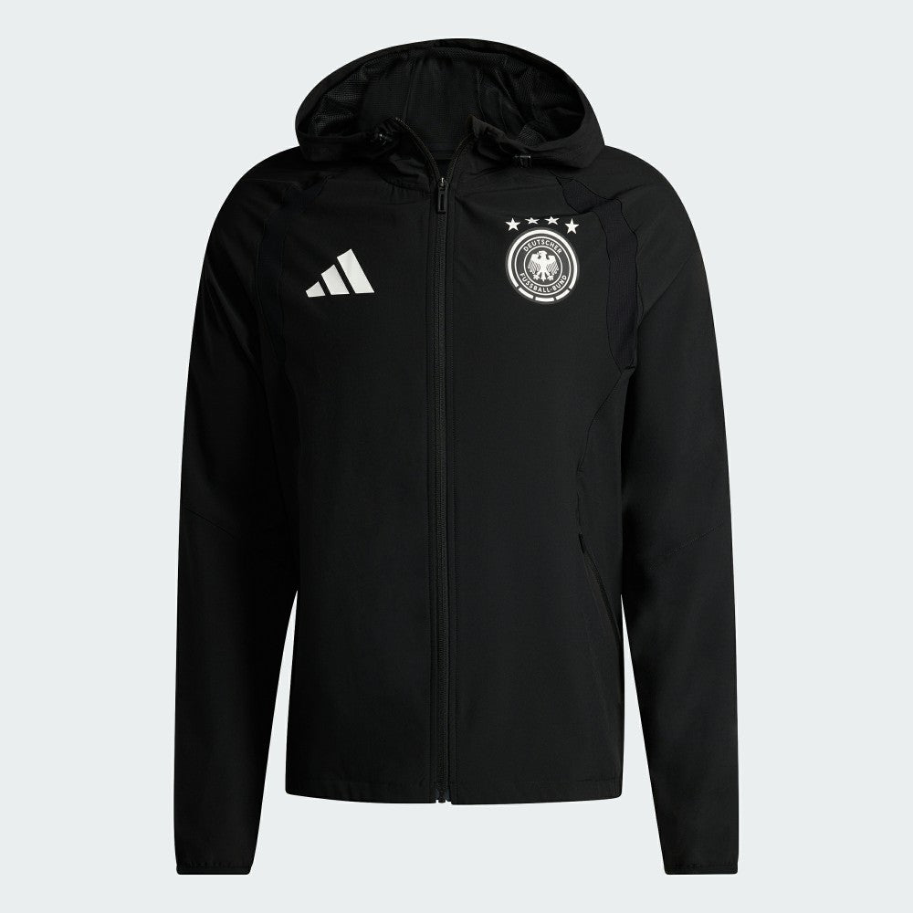 Germany National Team FIFA x World Cup 2026 Tiro Travel Raglan Full-Zip Windbreaker Hoodie / Soccer For sale
