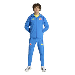 Colombia National Team FIFA x World Cup 2026 Tiro Travel Raglan Full-Zip Windbreaker Hoodie / Soccer For sale