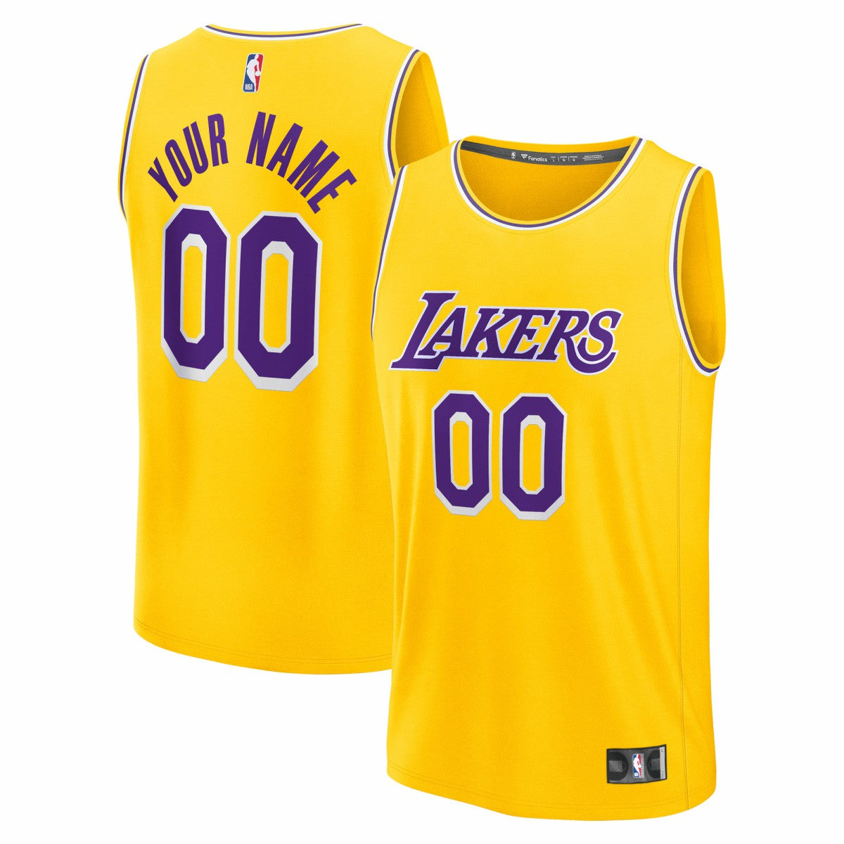 Los Angeles Lakers Fast Break Custom Jersey - Icon Edition - Gold | Fanatics discount