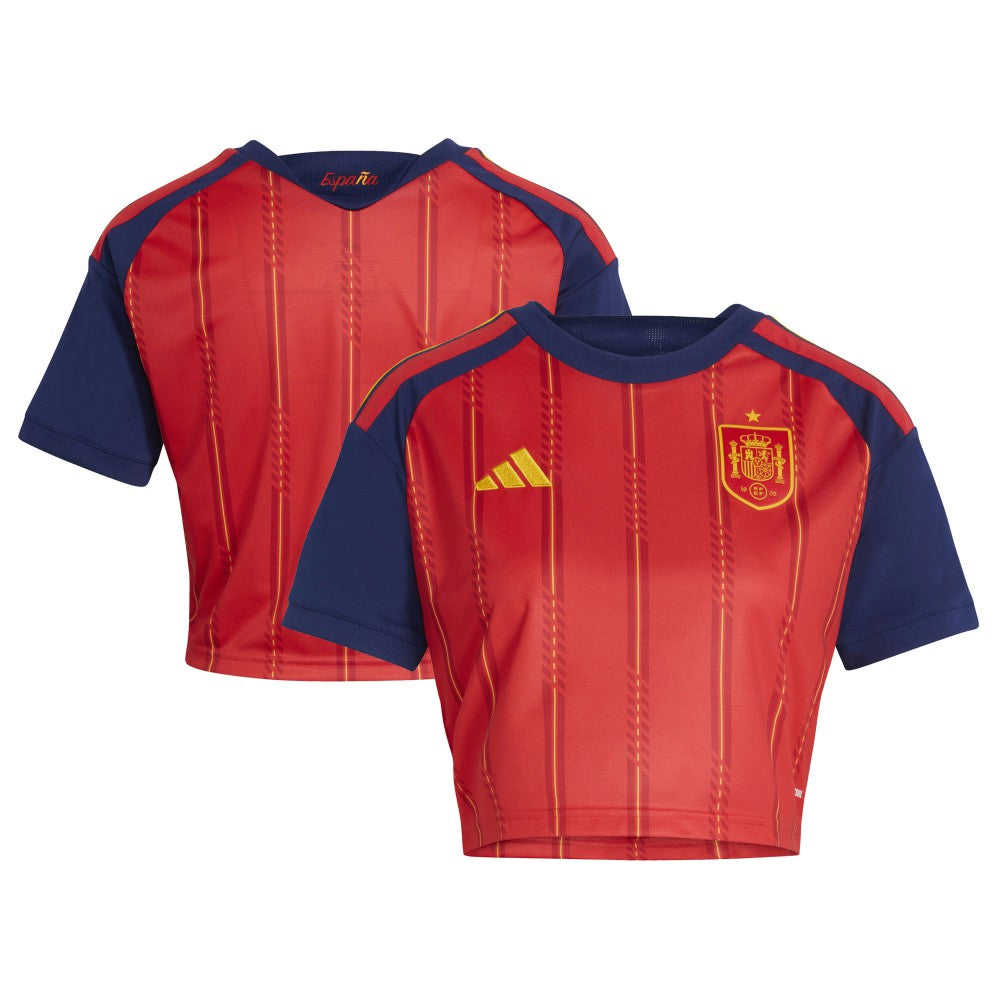 Spain National Team Women's FIFA x World Cup 2026 Home Cropped Replica Jersey / Soccer Sale