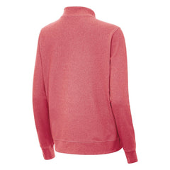 Chicago White Sox Antigua Women's Crush Stars and Stripes Team Logo Quarter-Zip Pullover Top - Heather Red