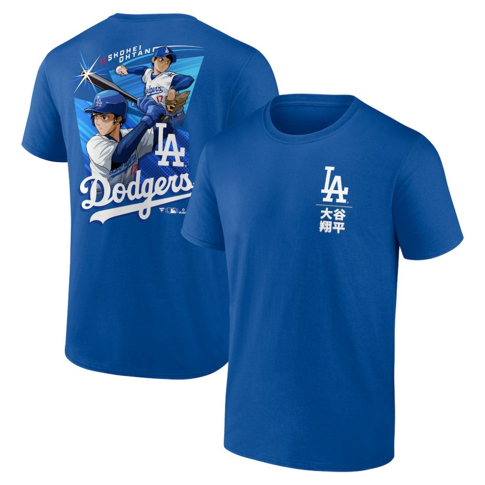 Shohei Ohtani Los Angeles Dodgers Anime Player T-Shirt - Royal