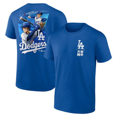 Shohei Ohtani Los Angeles Dodgers Anime Player T-Shirt - Royal