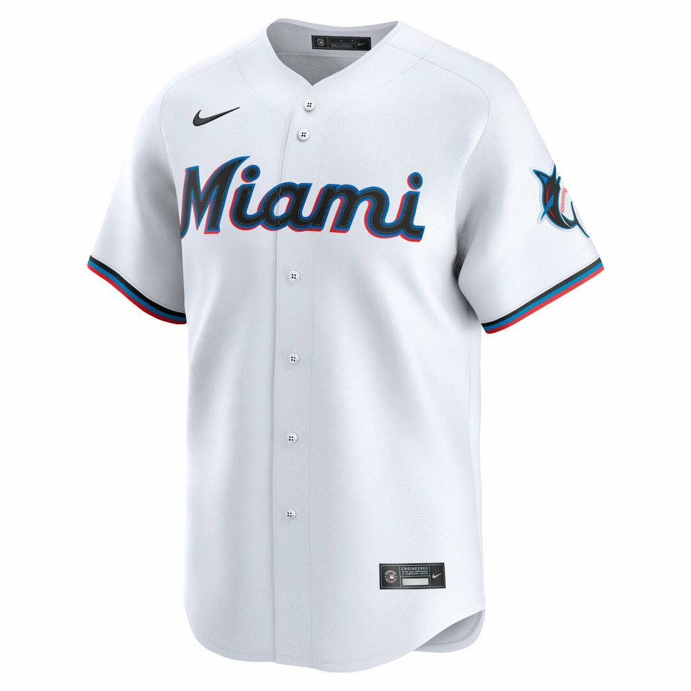 Miami Marlins Youth Home Limited Jersey - White | Nike