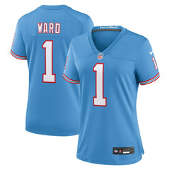 NFL Tennessee Titans Cam Ward  Women's 2025 NFL Draft 2nd Alternate Game Jersey