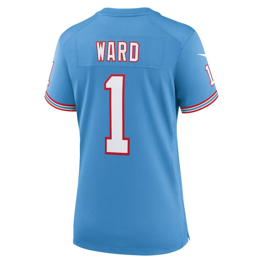 NFL Tennessee Titans Cam Ward  Women's 2025 NFL Draft 2nd Alternate Game Jersey