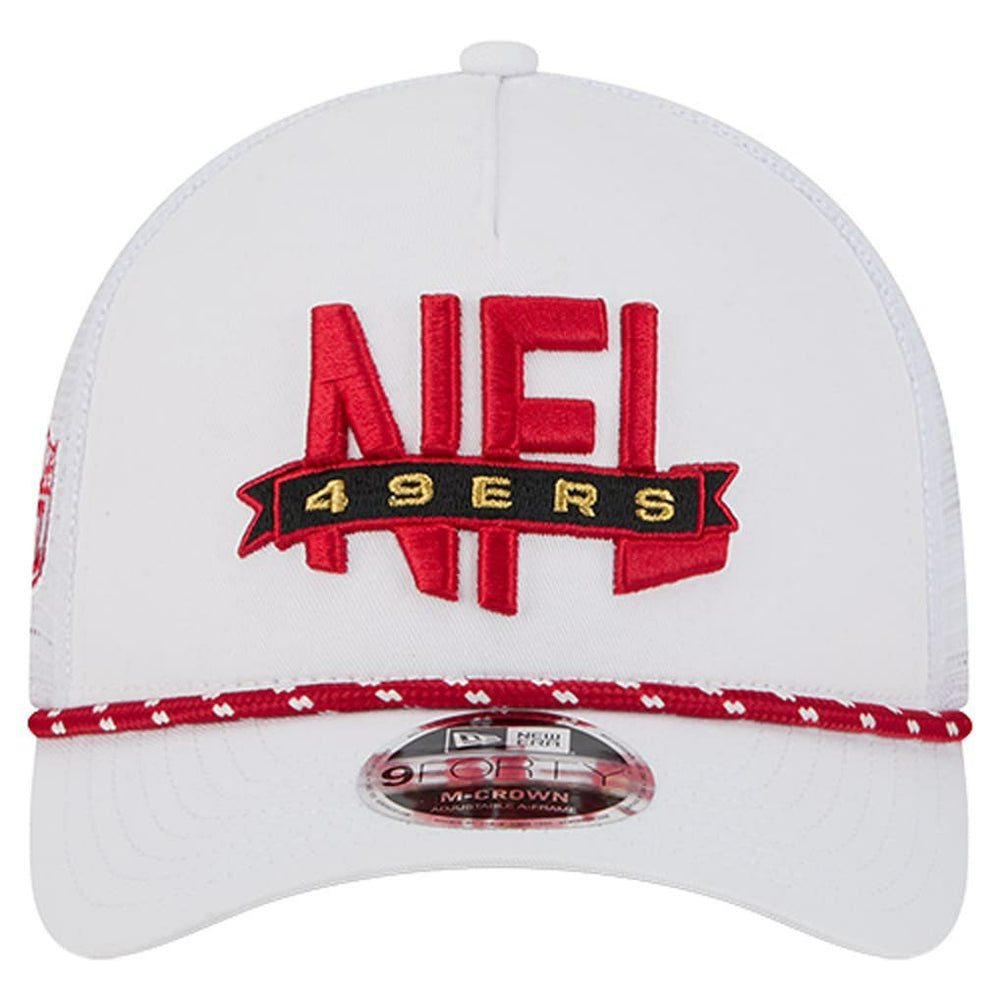 NFL San Francisco 49ers NFL 9FORTY A-Frame M-Crown Adjustable Trucker Hat