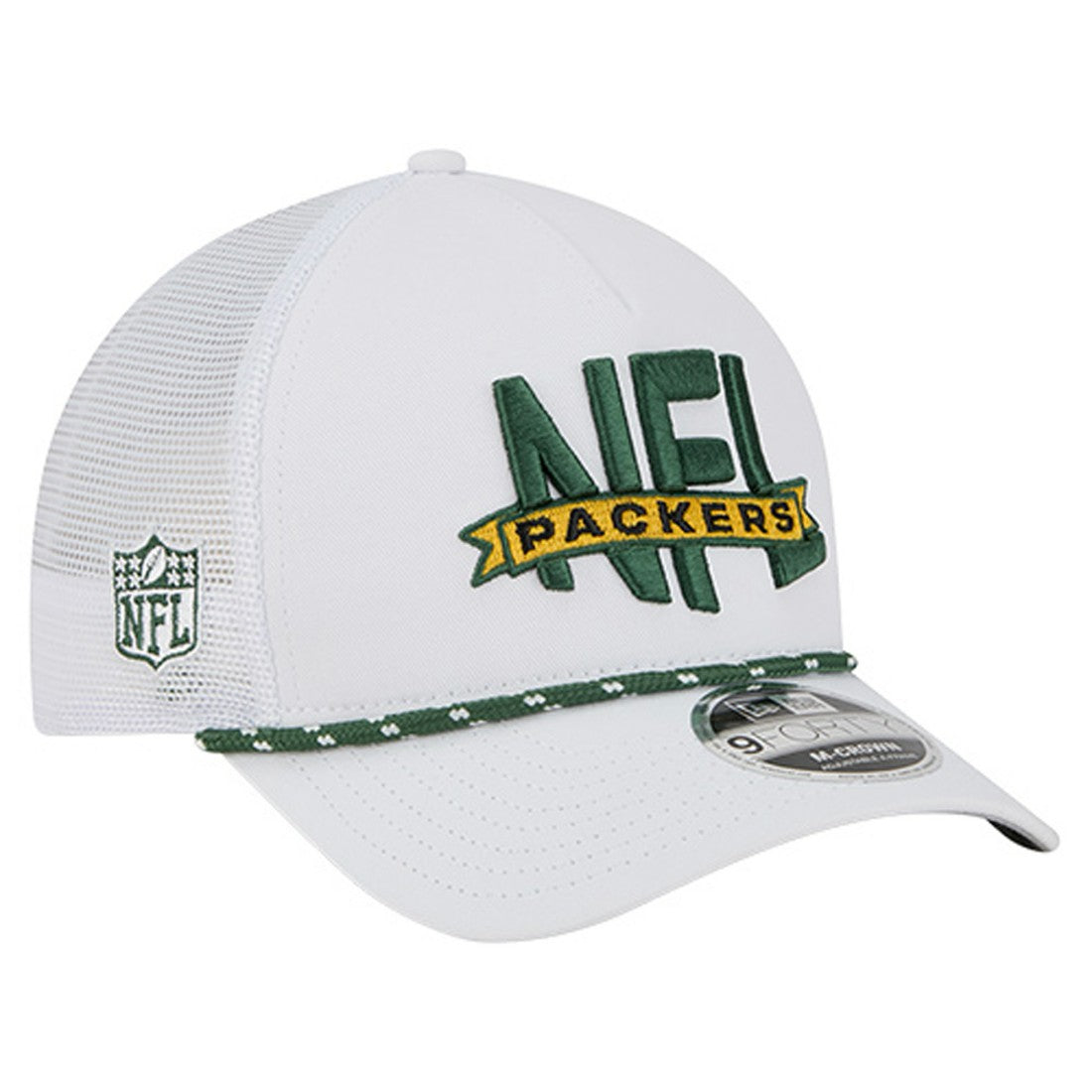 NFL Green Bay Packers NFL 9FORTY A-Frame M-Crown Adjustable Trucker Hat