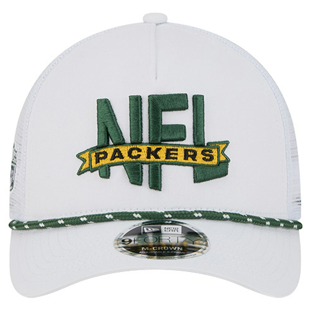 NFL Green Bay Packers NFL 9FORTY A-Frame M-Crown Adjustable Trucker Hat