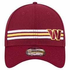 NFL Washington Commanders Stripes 39THIRTY Flex Hat