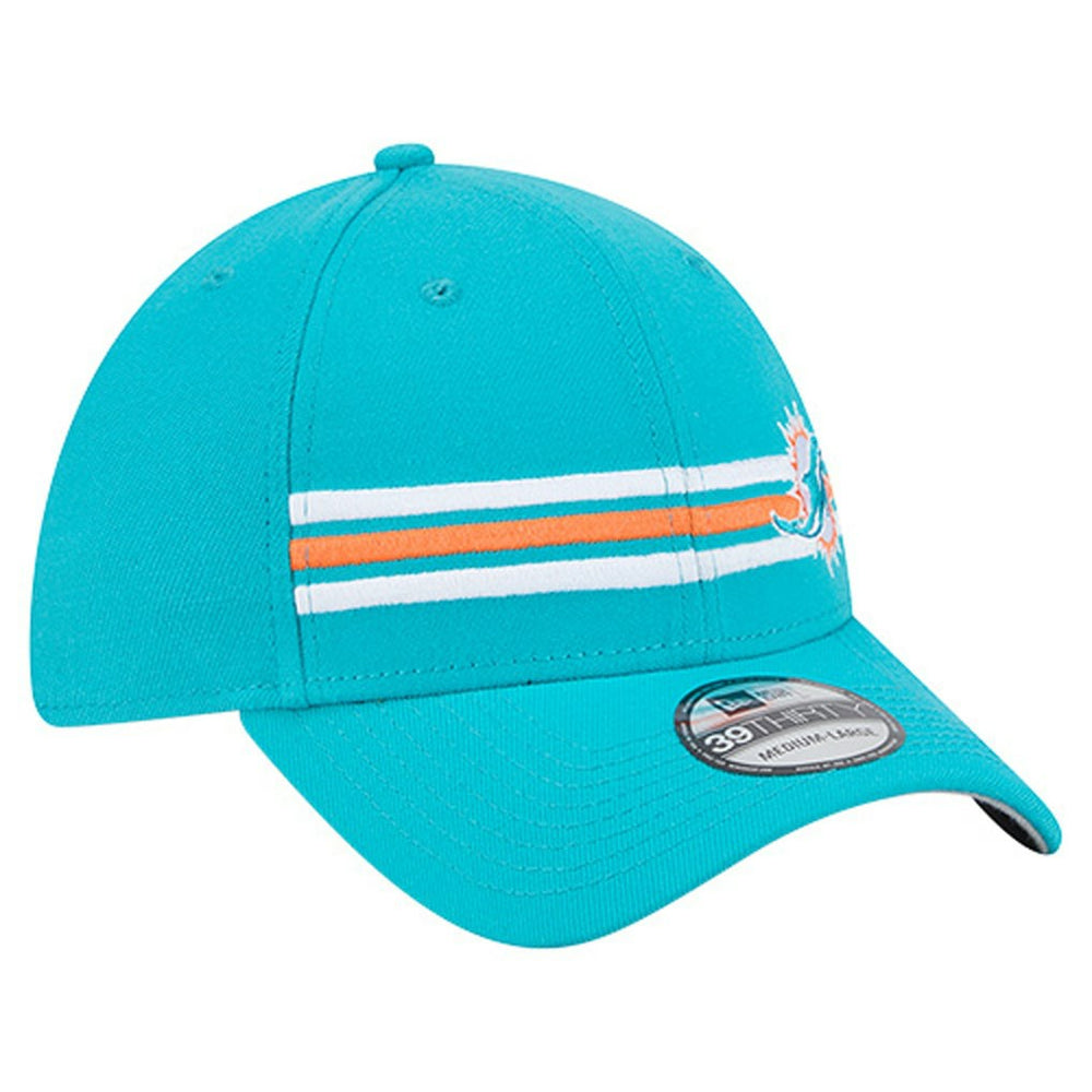 NFL Miami Dolphins Stripes 39THIRTY Flex Hat