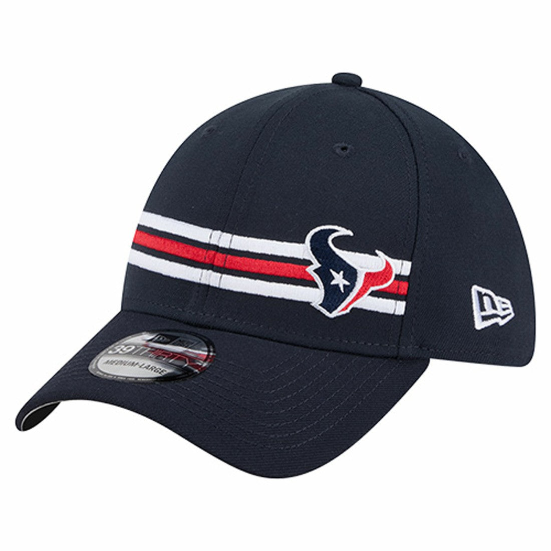 NFL Houston Texans Stripes 39THIRTY Flex Hat