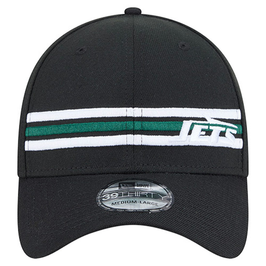 NFL New York Jets Stripes 39THIRTY Flex Hat
