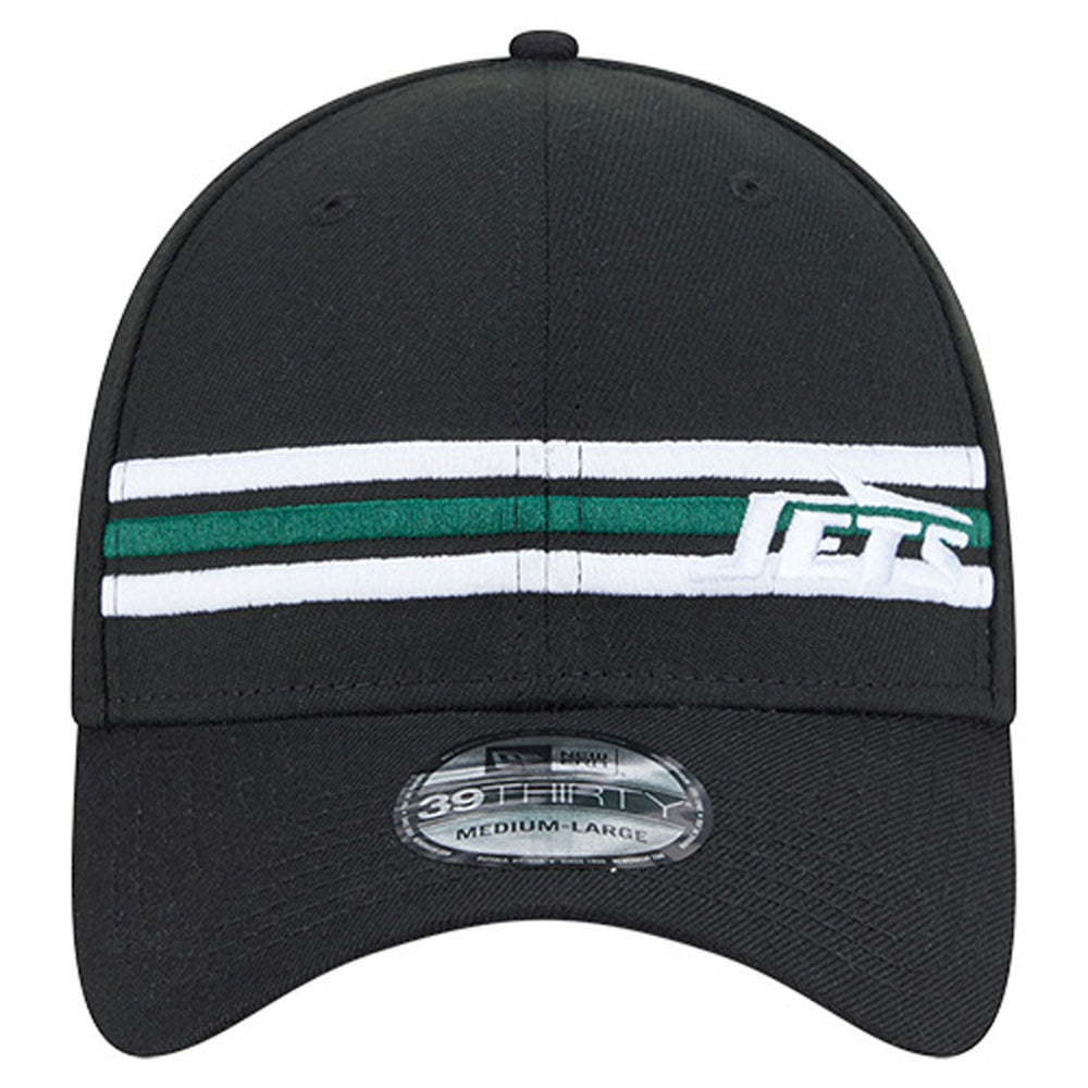 NFL New York Jets Stripes 39THIRTY Flex Hat