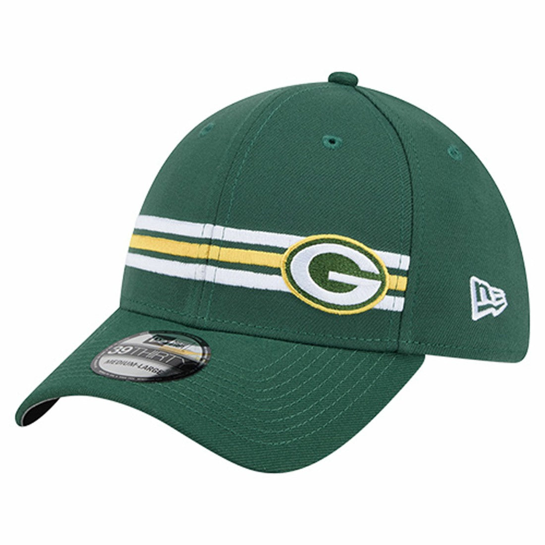NFL Green Bay Packers Stripes 39THIRTY Flex Hat