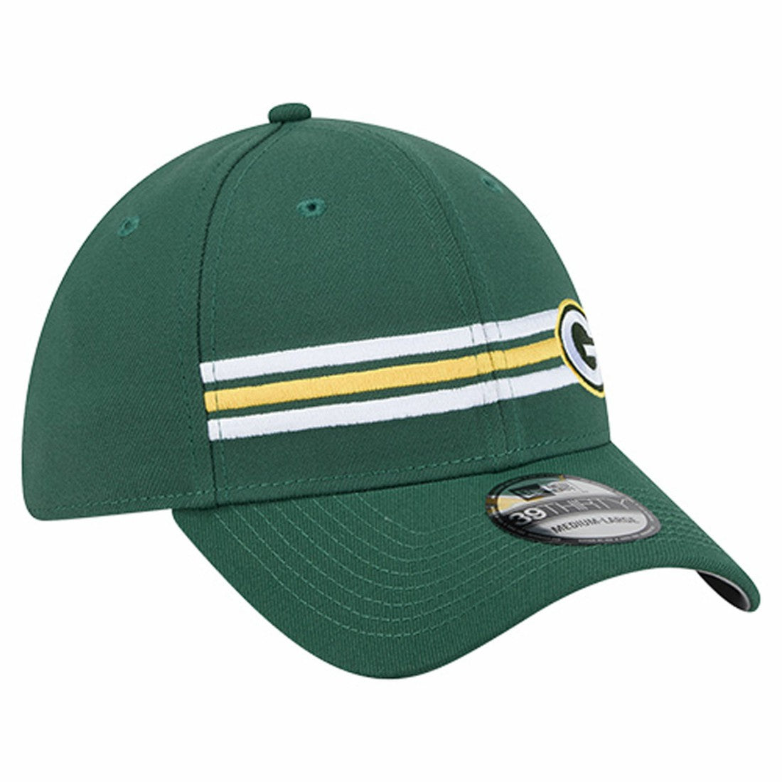 NFL Green Bay Packers Stripes 39THIRTY Flex Hat