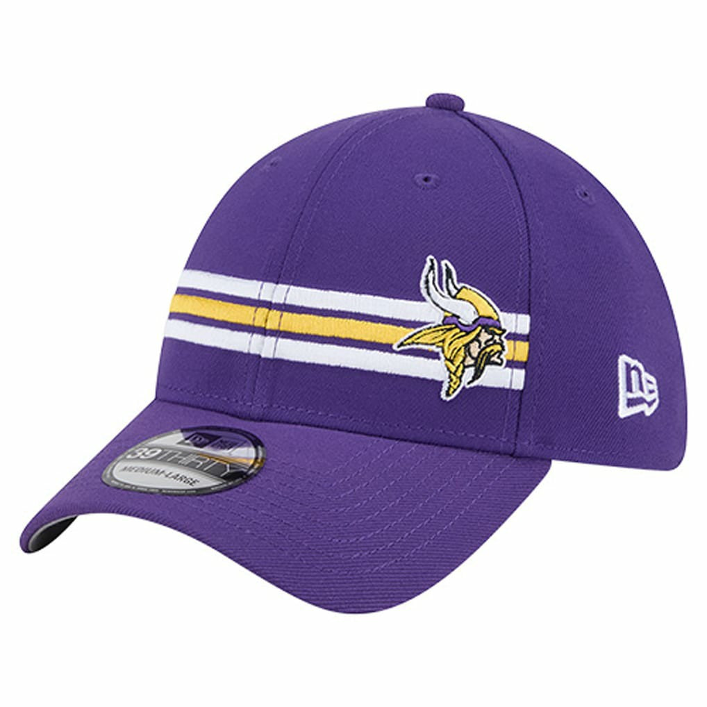 NFL Minnesota Vikings Stripes 39THIRTY Flex Hat