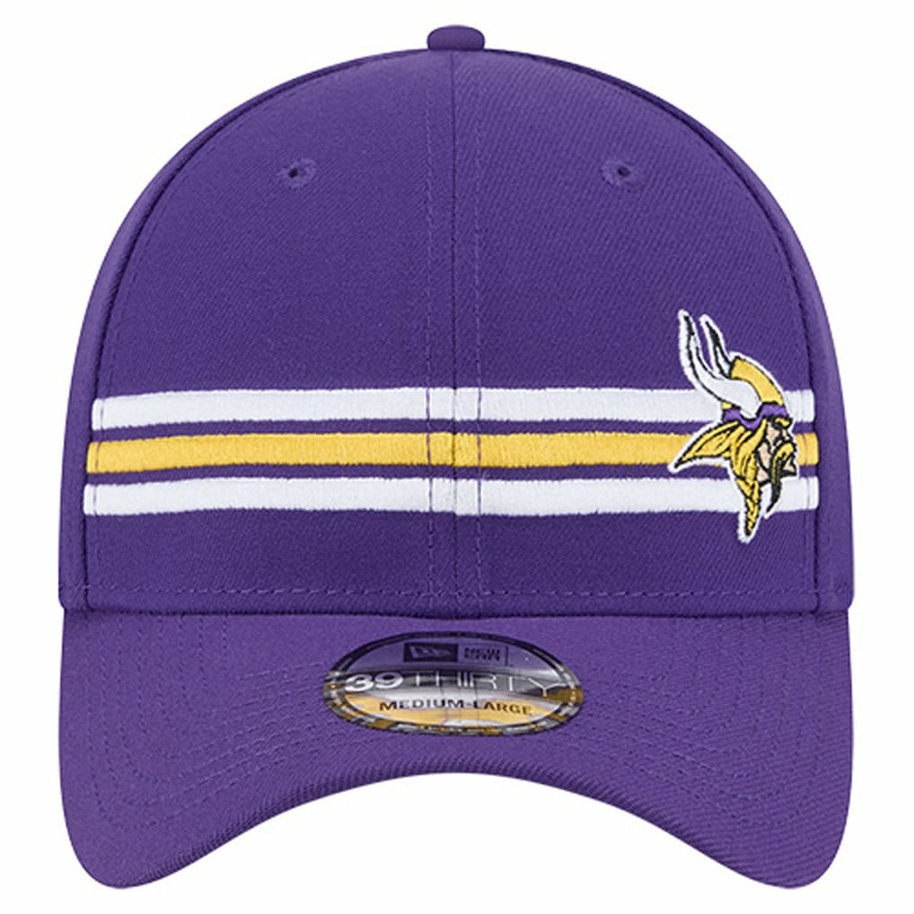 NFL Minnesota Vikings Stripes 39THIRTY Flex Hat