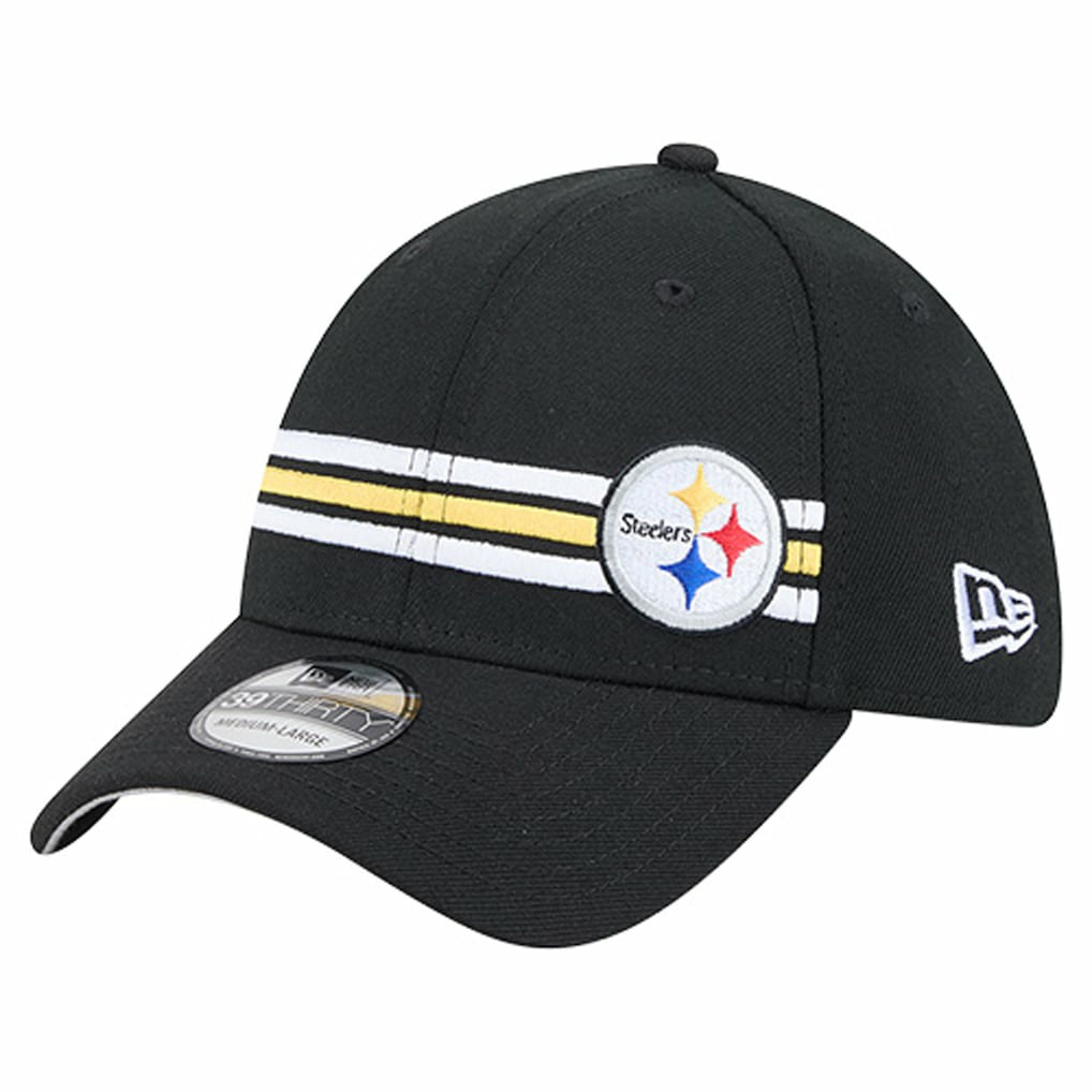 NFL Pittsburgh Steelers Stripes 39THIRTY Flex Hat