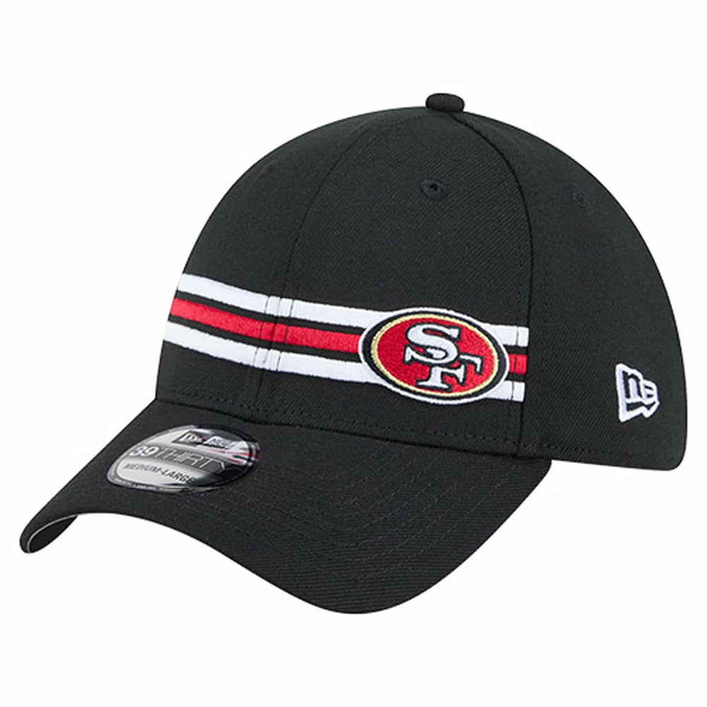 NFL San Francisco 49ers Stripes 39THIRTY Flex Hat