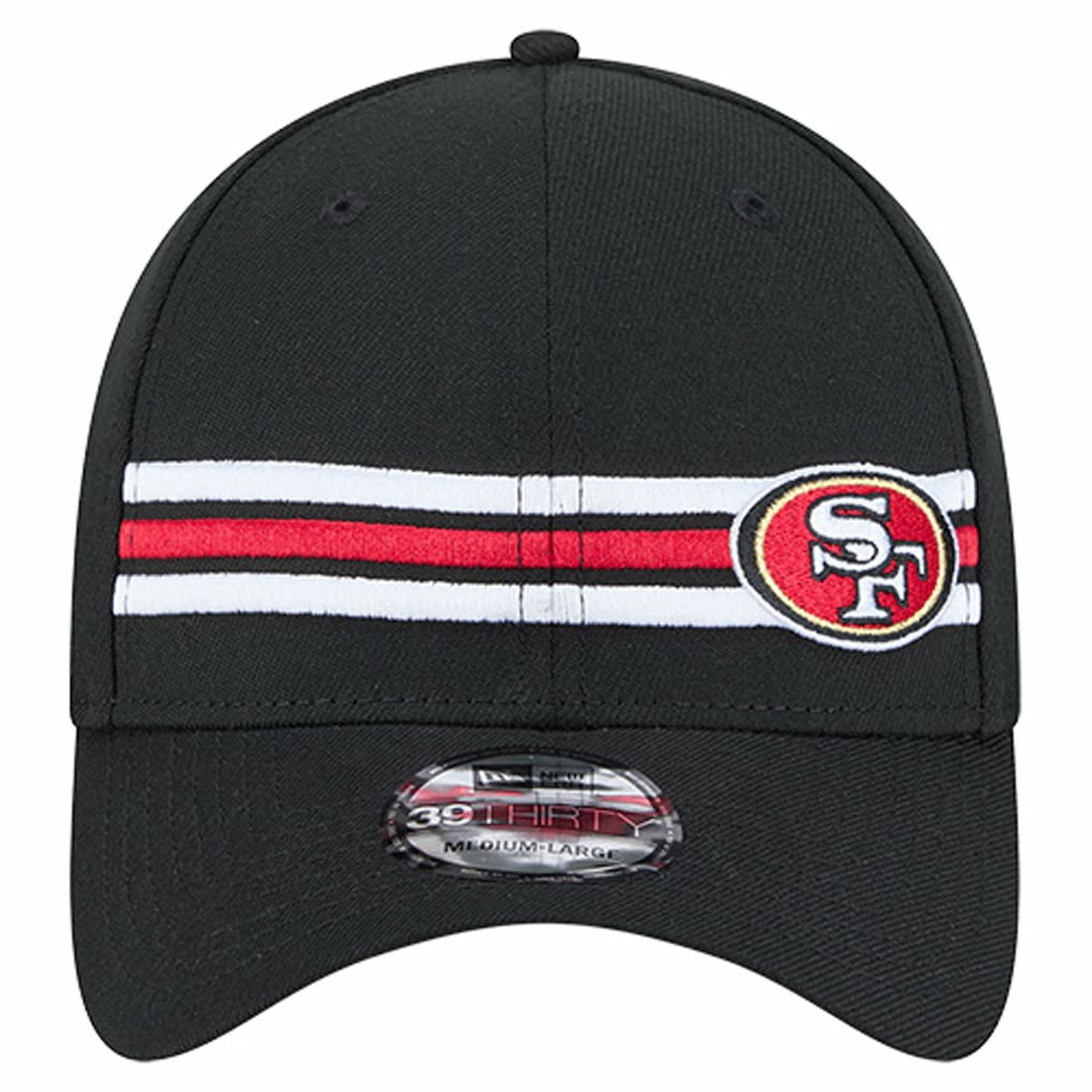 NFL San Francisco 49ers Stripes 39THIRTY Flex Hat