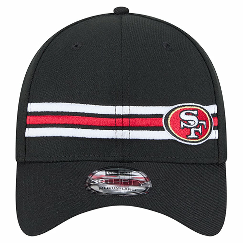 NFL San Francisco 49ers Stripes 39THIRTY Flex Hat