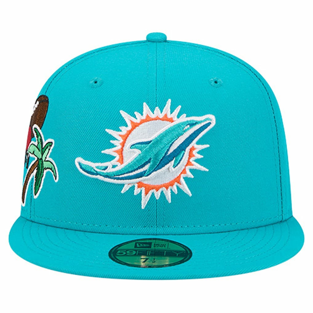 NFL Miami Dolphins Group Chat 59FIFTY Fitted Hat