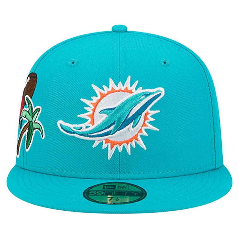 NFL Miami Dolphins Group Chat 59FIFTY Fitted Hat