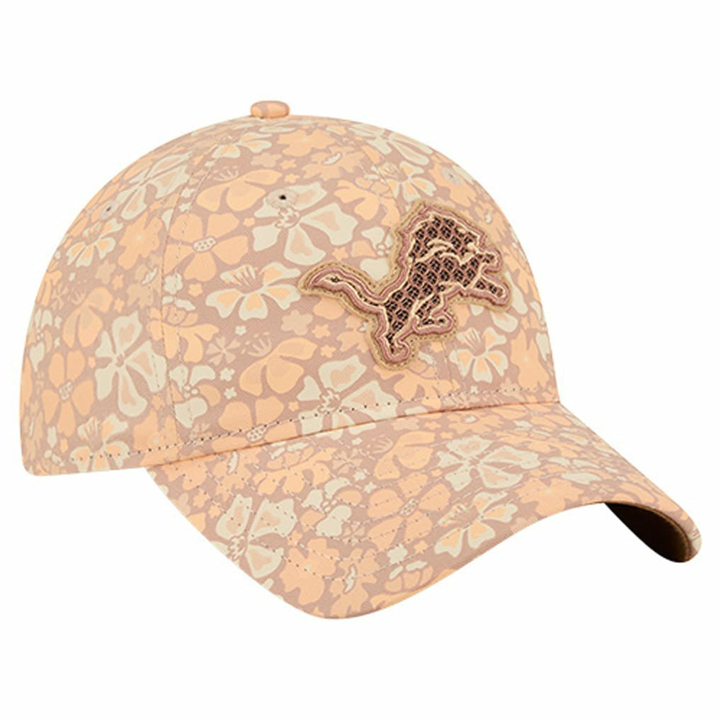NFL Detroit Lions Women's Floral 9TWENTY Adjustable Hat