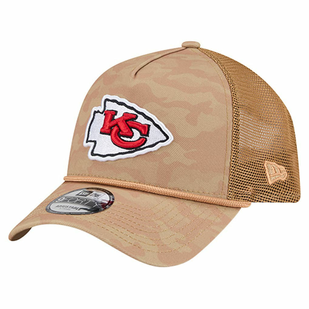 NFL Kansas City Chiefs Wheat Camo 9FORTY Adjustable Hat