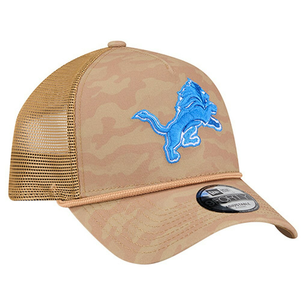 NFL Detroit Lions Wheat Camo 9FORTY Adjustable Hat