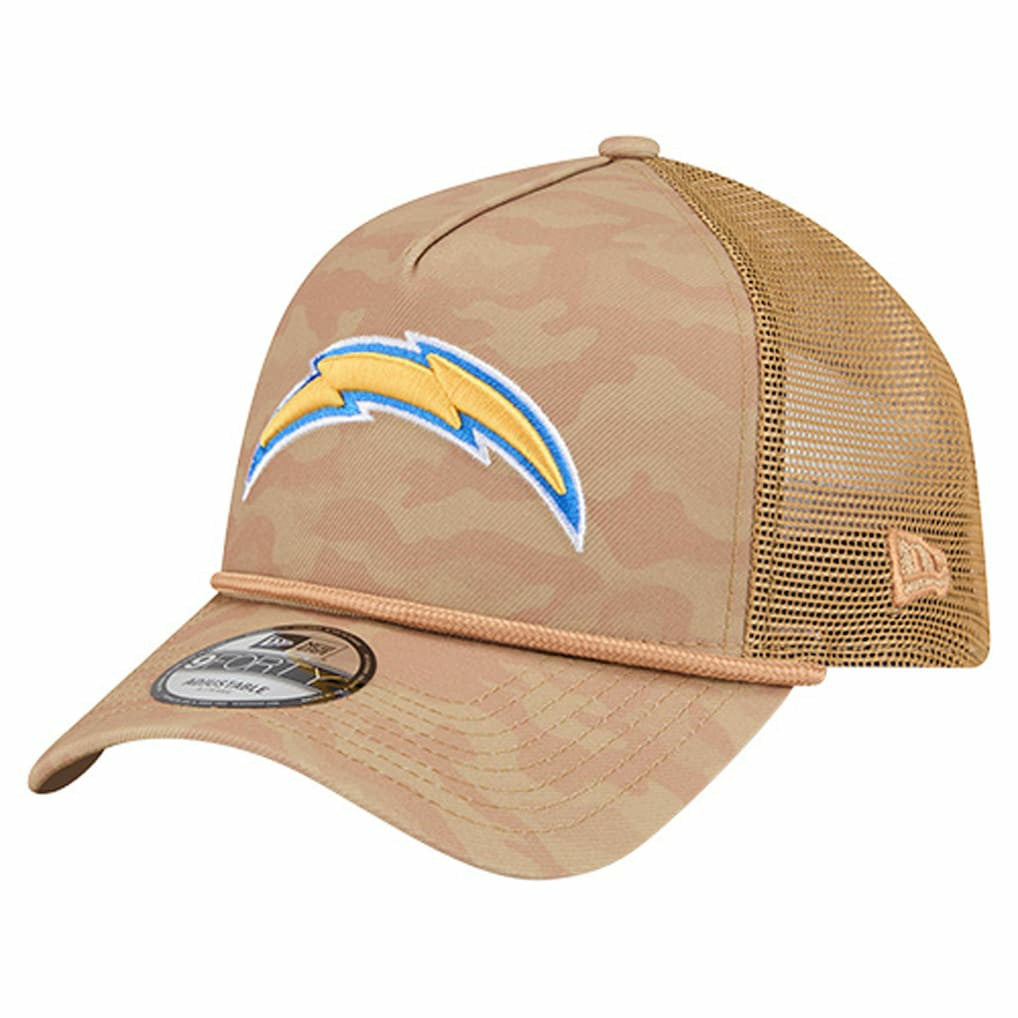 NFL Los Angeles Chargers Wheat Camo 9FORTY Adjustable Hat