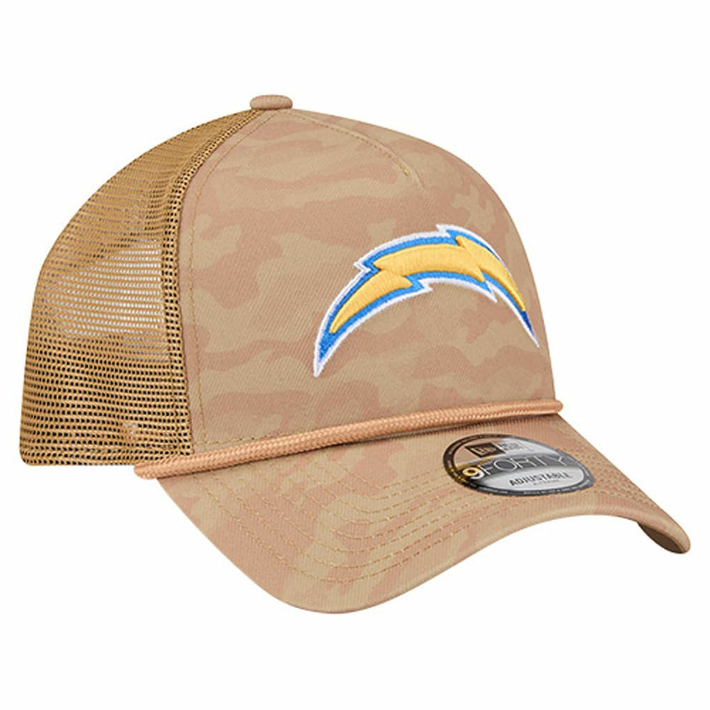 NFL Los Angeles Chargers Wheat Camo 9FORTY Adjustable Hat